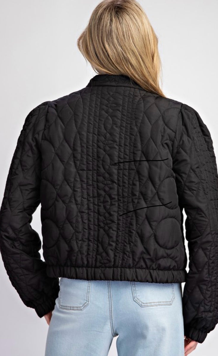 ジャケット・ブルゾン soor ploom quilted jacket black denim 4y soor ploom quilted jacket black denim 4y