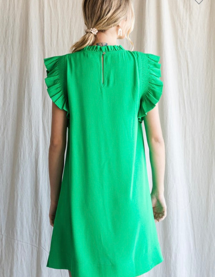 Jodifl Green Dress – Lindsay Kate Designs