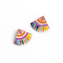 Load image into Gallery viewer, Sunshine Tienda - Rainbow Tile Earrings