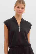 Load image into Gallery viewer, Entro Black Muscle Top