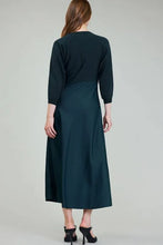 Load image into Gallery viewer, Current Air Forest Green Sweater Dress