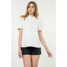 Load image into Gallery viewer, THML - Short Sleeve Textured Top