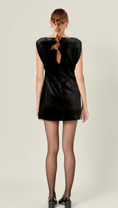 English Factory Velvet Mini Dress