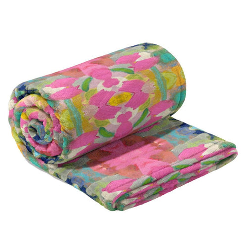 Laura Park Designs - Pink Paradise Fleece Blanket