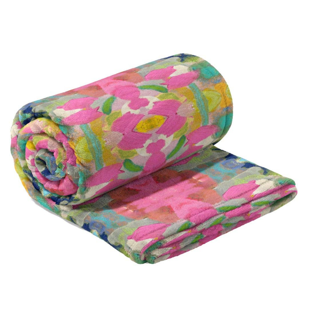 Laura Park Designs - Pink Paradise Fleece Blanket