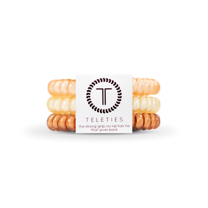 TELETIES - Spiral Hair Coils | Small | For the Love of Nudes Hair Ties