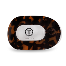 Load image into Gallery viewer, TELETIES - Round Flat Hair Clip | Large | Tortoise
