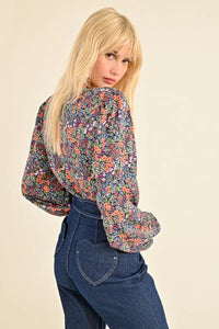 Molly Bracken- Floral Woven Blouse