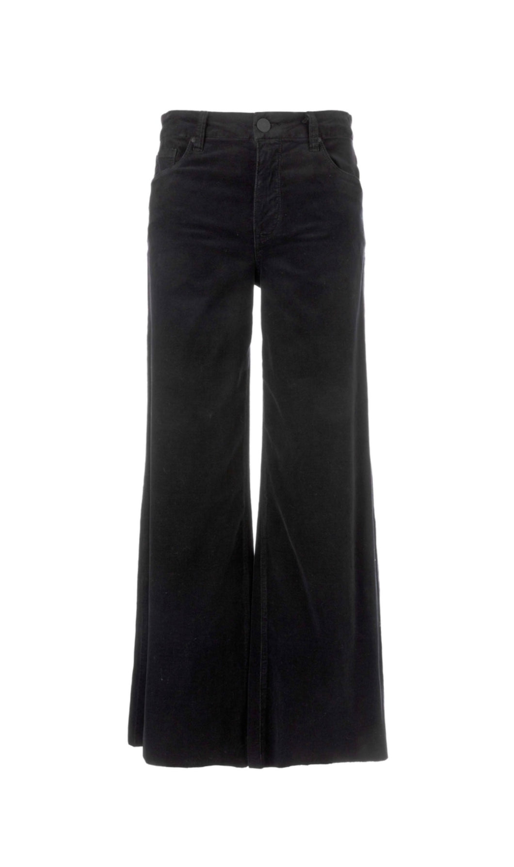 KUT Med High Rise Wide leg raw Hem