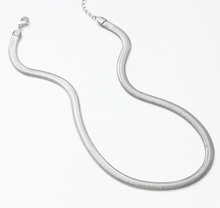 Load image into Gallery viewer, HoopLa Style - Snake Wheat Herringbone Stainless Steel Necklace