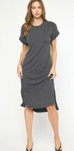 Load image into Gallery viewer, Entro Charcoal Dress