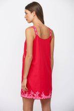 Load image into Gallery viewer, FATE - EMBROIDERED MINI SHIFT DRESS FD30536