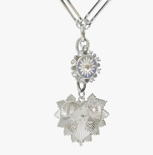 Load image into Gallery viewer, HoopLa Style - LOVE - HEART Celestial Lariat Necklace 14K CZ- Charm