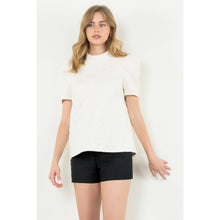 Load image into Gallery viewer, THML - Short Sleeve Textured Top