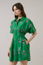 Load image into Gallery viewer, Sugarlips - Alix Button Down Mini Dress Saura Floral