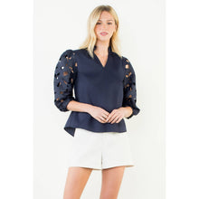 Load image into Gallery viewer, THML - Eyelet Detail Long Sleeve Top