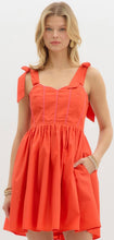 Load image into Gallery viewer, Entro Red Mini Dress