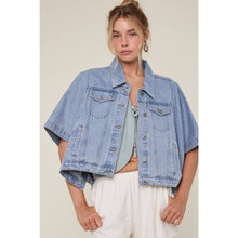 Load image into Gallery viewer, Wishlist Apparel - DENIM PONCHO JACKET / WL25-12318