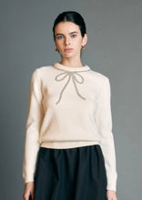 Load image into Gallery viewer, English Factory Rhinestone Bow Sweater