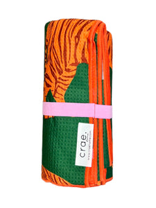 Crae.Home - Eye Of The Tiger Pool Towel: Reversible