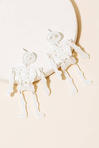 Anarchy Street - Resin Skeleton Halloween Earrings