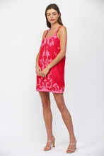 Load image into Gallery viewer, FATE - EMBROIDERED MINI SHIFT DRESS FD30536