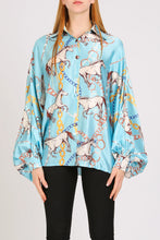 Load image into Gallery viewer, Beulah Style -  Horse Print Blouse