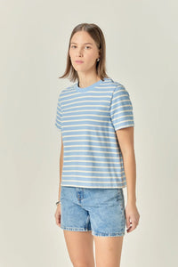 English Factory Blue Stripe T-Shirt