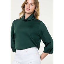 Load image into Gallery viewer, THML - Funnel Neck Quarter Sleeve Top