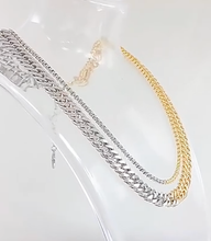 Load image into Gallery viewer, HoopLa Style -  Mixed Metal Two Tone Chunky Chain Stainless Steel