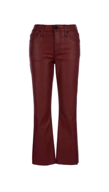 KUT High Rise Ankle Flare with Raw Hem