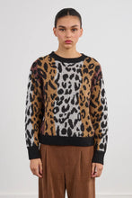 Load image into Gallery viewer, Lili Sidonio | Young Ladies Knitted Cheetah Sweater