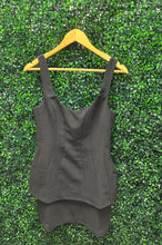 Load image into Gallery viewer, Amanda Uprichard Black Empire Dress