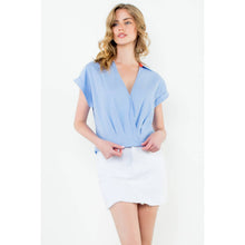 Load image into Gallery viewer, THML - Short Sleeve V-Neck Collar Top