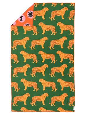 Crae.Home - Eye Of The Tiger Pool Towel: Reversible