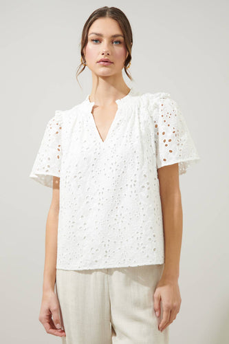 Sugarlips - Rain or Shine Eyelet Top