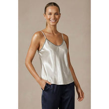 Load image into Gallery viewer, Naked Zebra - Whipstitch Satin Camisole