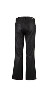 KUT High Rise Ankle Flare with Raw Hem