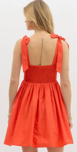 Entro Red Mini Dress