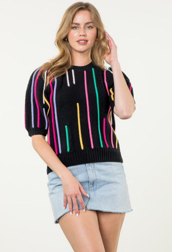 THML Pattern Knit Top