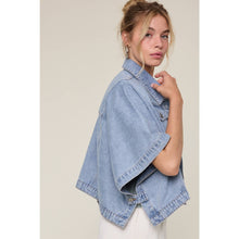 Load image into Gallery viewer, Wishlist Apparel - DENIM PONCHO JACKET / WL25-12318
