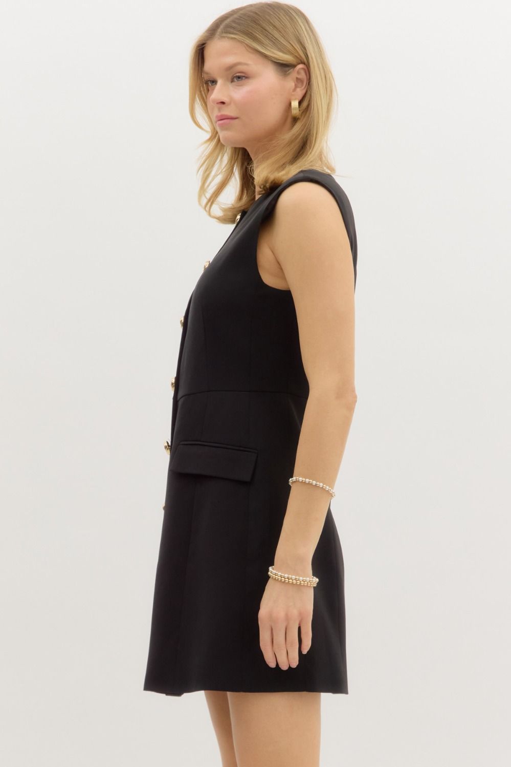 Entro Black Sleeveless Dress Lindsay Kate Designs Entro Black Sleeveless Dress Lindsay Kate Designs
