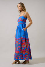 Load image into Gallery viewer, Sugarlips - Maline Linen Maxi Dress Keizer Floral