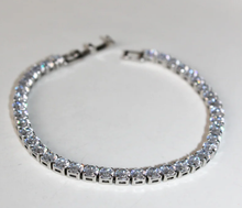 Load image into Gallery viewer, HoopLa Style - Tennis Bracelet. Premium PV plated stainless CZ. Latch Clasp