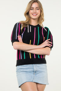 THML Pattern Knit Top