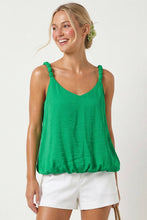 Load image into Gallery viewer, Naked Zebra - Billowy Strap Accent Tank Top