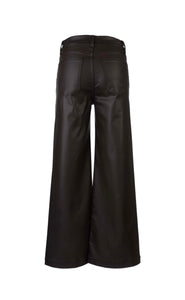 KUT Med High in Chocolate Wide Leg with Wide Hem