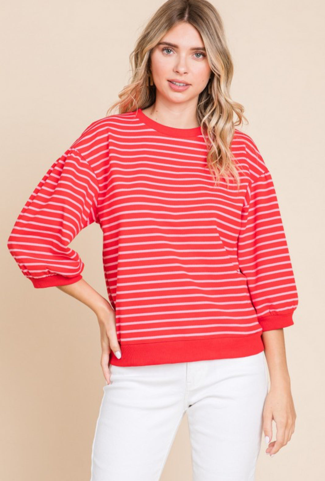 Jodifl Red/Pink Top