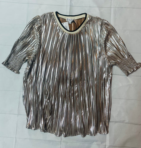 THML Pleated Metallic Top