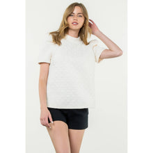 Load image into Gallery viewer, THML - Short Sleeve Textured Top